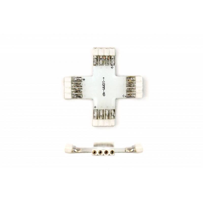 X-Connector Female 4 Pin voor 10mm RGB Led Strips