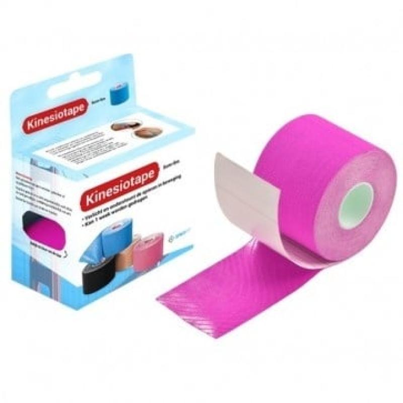 Kinesiotape Sporttape Roze Rol 5 cm x 5 m