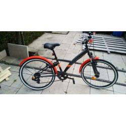 Mooie jongensfiets, 24 inch. 4 keer op gefietst