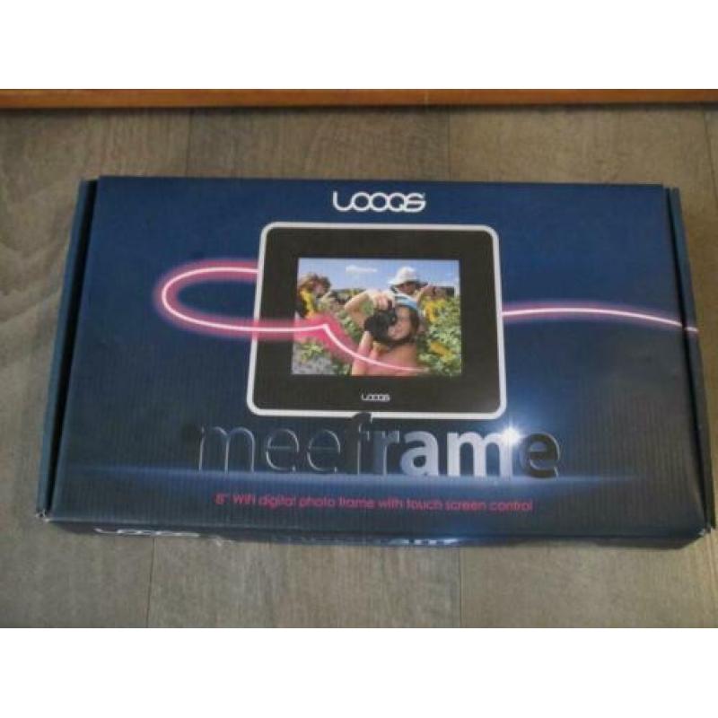 LOOQS meeframe, 8" digitale fotolijst met vele mogelijkheden