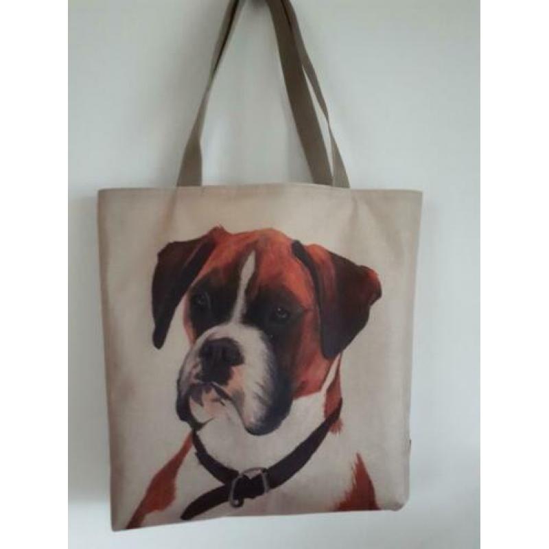 Tas/shopper kussenhoes Boxer rashond