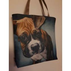 Tas/shopper kussenhoes Boxer rashond