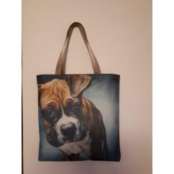 Tas/shopper kussenhoes Boxer rashond