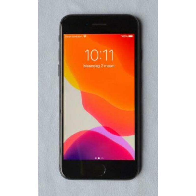 iPhone 8 64 GB zwart, nieuwstaat, garantie, bon