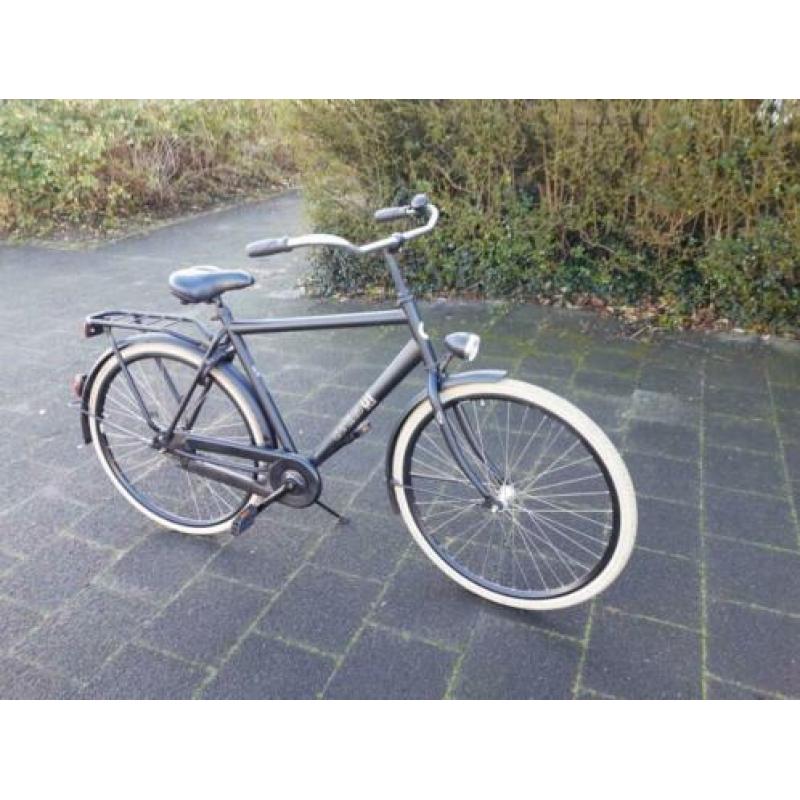 Matzwarte CORTINA U1 PURE 28 inch heren fiets