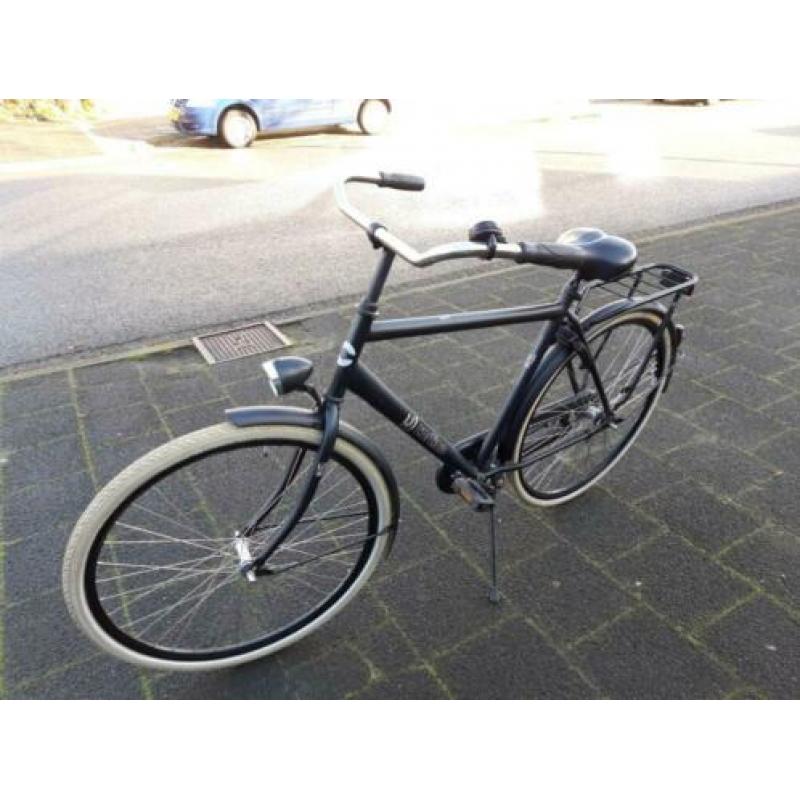 Matzwarte CORTINA U1 PURE 28 inch heren fiets