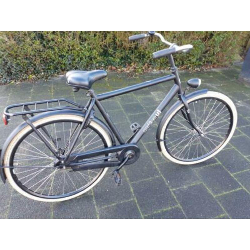 Matzwarte CORTINA U1 PURE 28 inch heren fiets