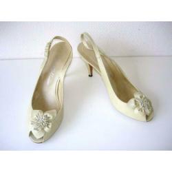 0234 VINTAGE Beverly Feldman sexy slingback pumps 36 37