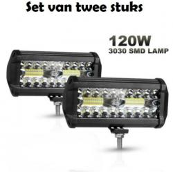 Set LED Lightbar | Werklicht | 7 Inch | 15 cm | 10-30 Volt