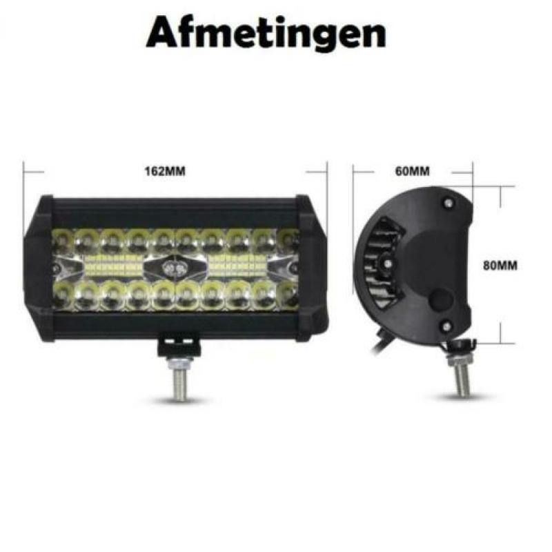 Set LED Lightbar | Werklicht | 7 Inch | 15 cm | 10-30 Volt