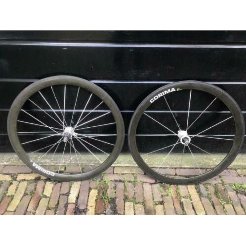 Carbon racefiets wielen Corima