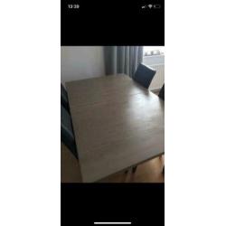 Eettafel verstelbaar van 1,5m naar 2m