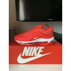 Nike Air Max 97 Red Orbit Barely Volt White maat 38.5 nieuw