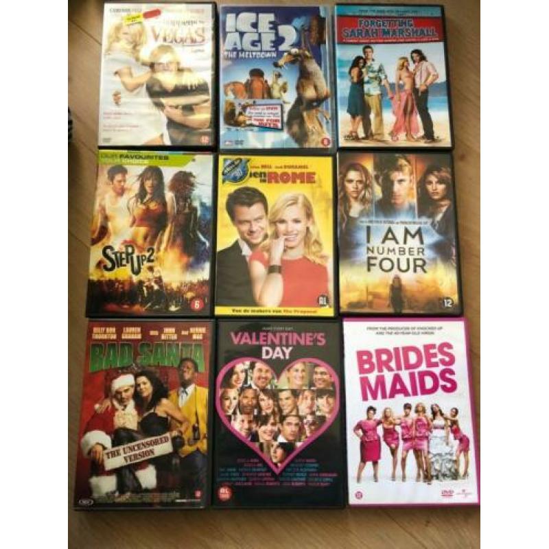 dvd’s actie series en chickflicks titels in beschrijving