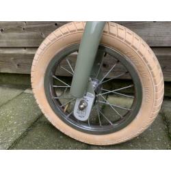 Hippe Trybike vintage groen; 2 in 1 loopfiets. Nieuw!