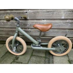 Hippe Trybike vintage groen; 2 in 1 loopfiets. Nieuw!