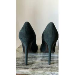 Nieuw - Ralph Lauren pumps - suède mos groen - 39,5 / 40 -