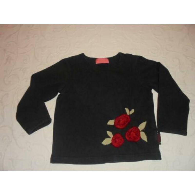 2X longsleeve met bloemen op 92