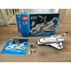 lego 3367 space shuttle met doos