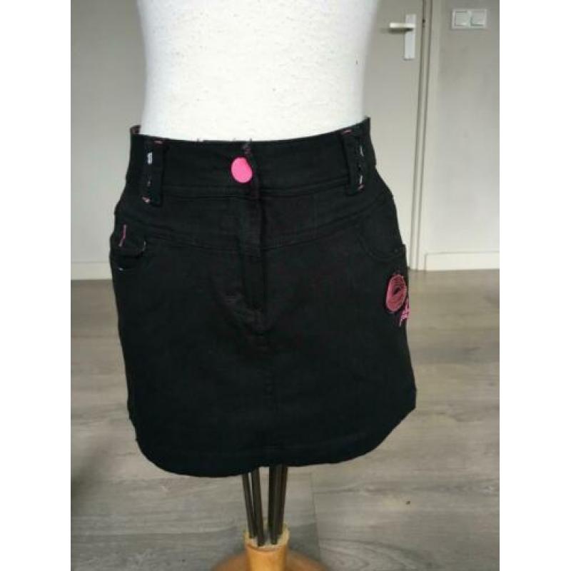 LILOU SECRET jeans rok met stretch NIEUW mt 134 / 140 D21