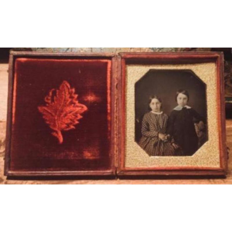 Antieke DAGUERREOTYPE Foto uit 1845!