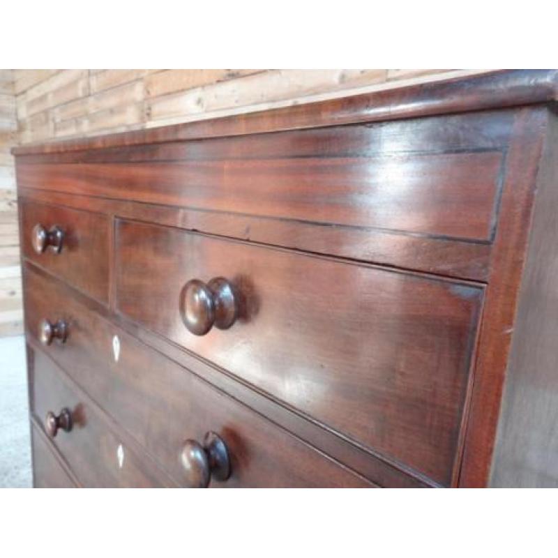 Gratis thuisbezorging Grote UK Georgische Mahogany ladekast