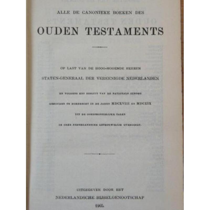 Oude testament, 1905.