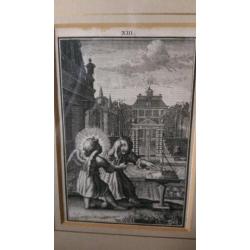 Bijbelse gravure van I. Smit 1724 eerste staat.