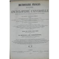 Franstalige encyclopedie in 2 delen natuur illustratie 1876