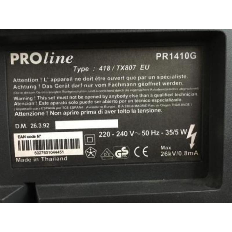 Kleine televisie, PROline (Thomson) 418 TX807 EU