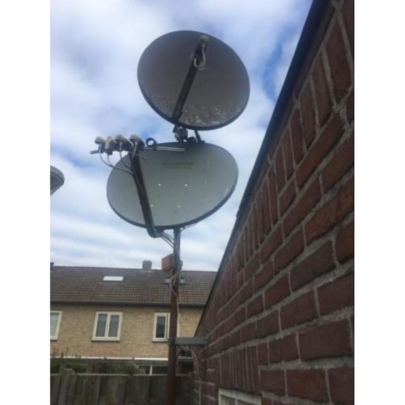 Dreambox 500hd met schotel antenes