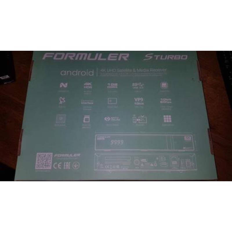 Formuler S turbo 4K UHD Satellite & Media Receiver