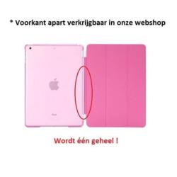 iPad PRO 12.9 achterkant hoes hoesje case doorzichtig - Roze