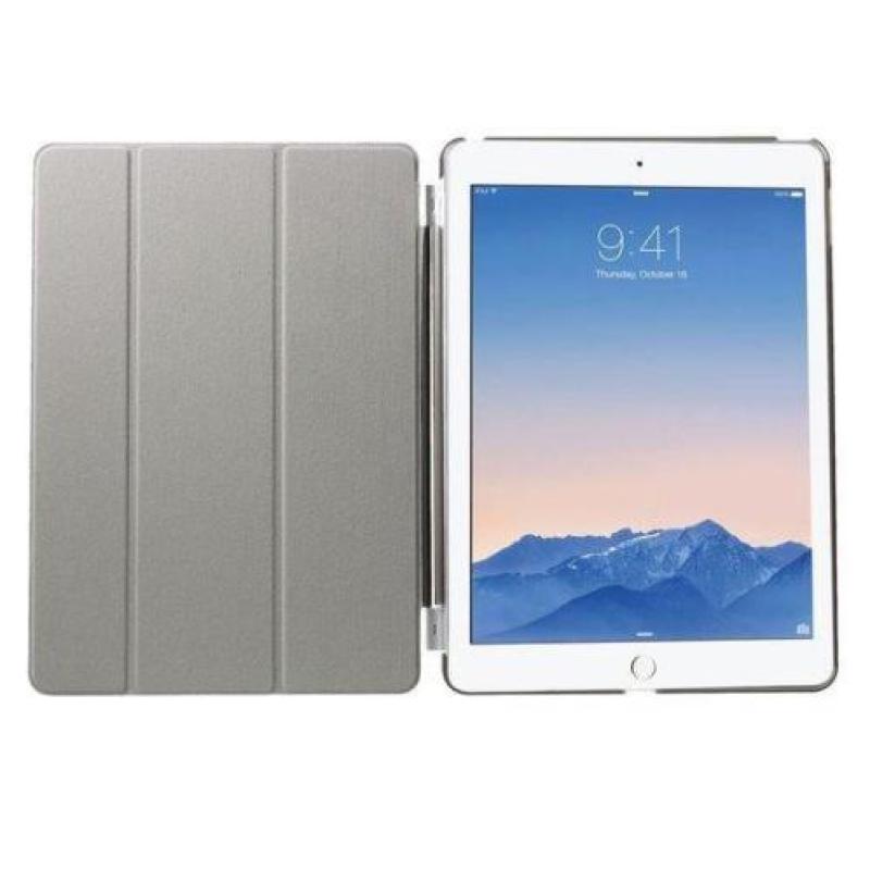 Zwarte hardcase iPad Air 2 smartcase tri-fold