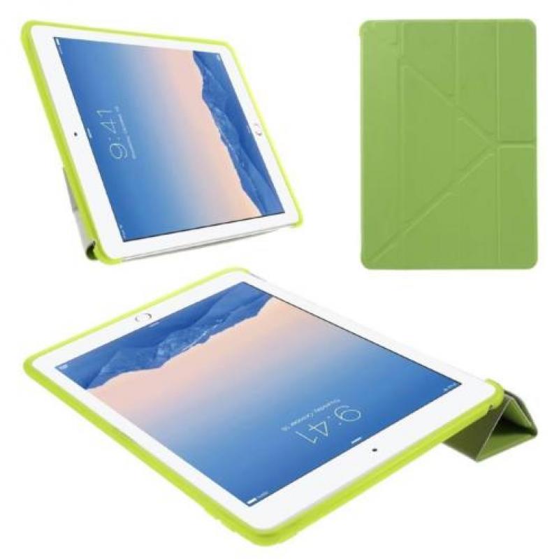 Apple iPad Air 2 - PU lederen Tablet Case Origami Stand -