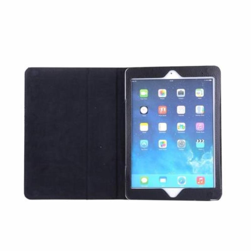 Stand flip sleepcover hoes - iPad 9.7 (2017/2018) - zwart