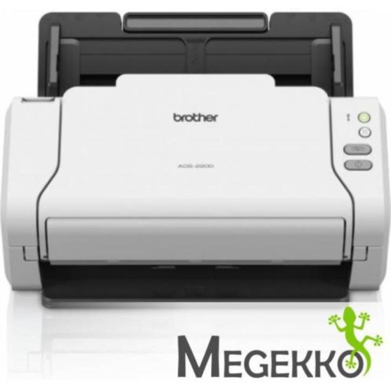 Brother ADS-2200 ADF scanner 600 x 600DPI A4 Zwart, Wit sc..