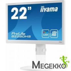 Iiyama ProLite B2280HS-W1 21.5" Wit Full HD PC-flat panel