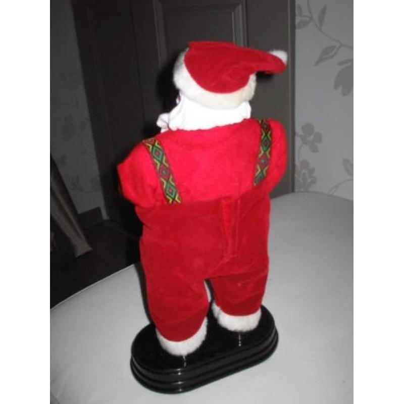 Kerstman/Santaclaus 35 cm - danst op muziek - zgan in doos