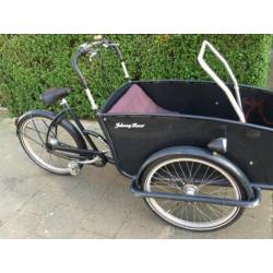 Johnny Loco Bakfiets met huif - direct te gebruiken