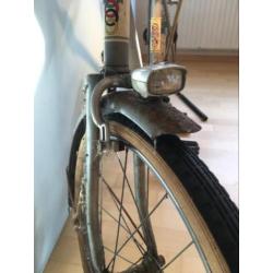 Vintage vouwfiets van het merk futuramic