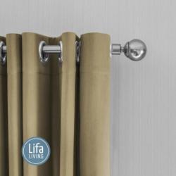 Lifa Living Gordijnen Beige Ringen - 150 x 250 cm