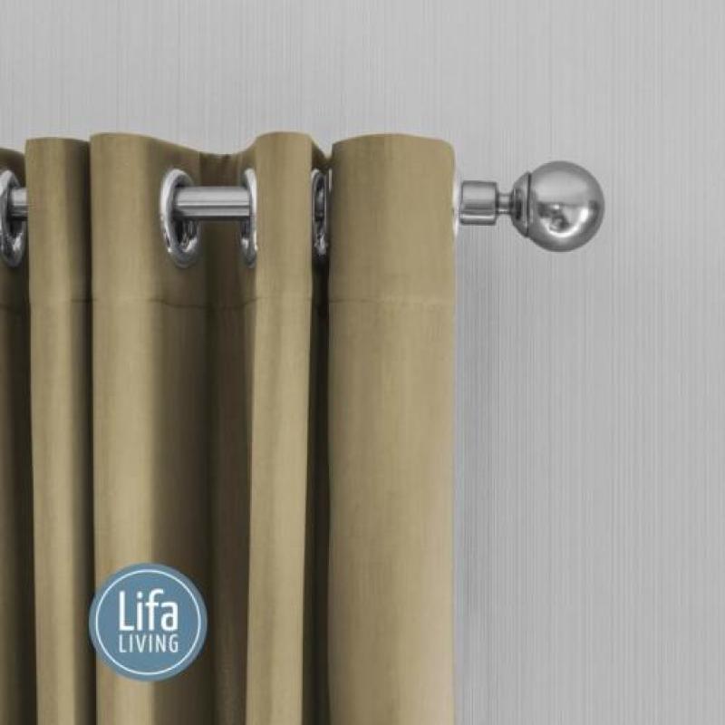 Lifa Living Gordijnen Beige Ringen - 150 x 250 cm