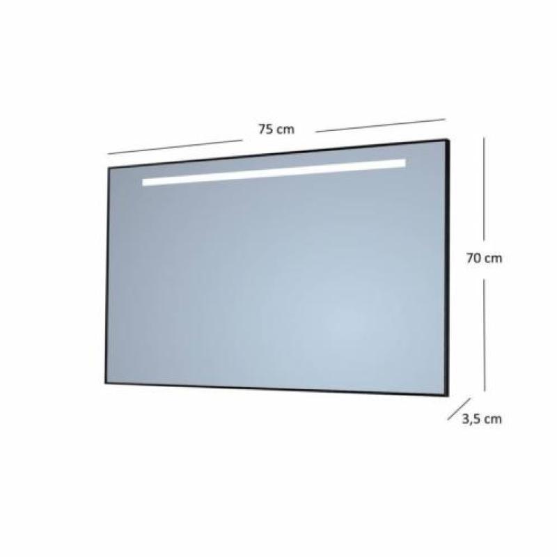 Badkamerspiegel Sanicare Q-Mirrors Met TL-Verlichting 70x...