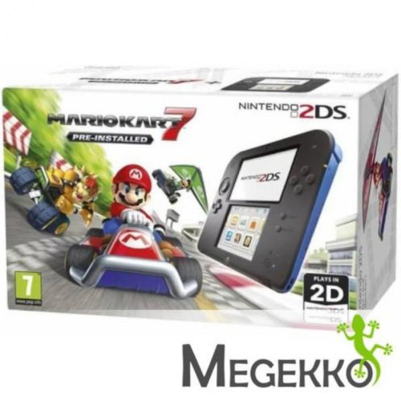 Nintendo 2DS zwart incl. Mario Kart 7