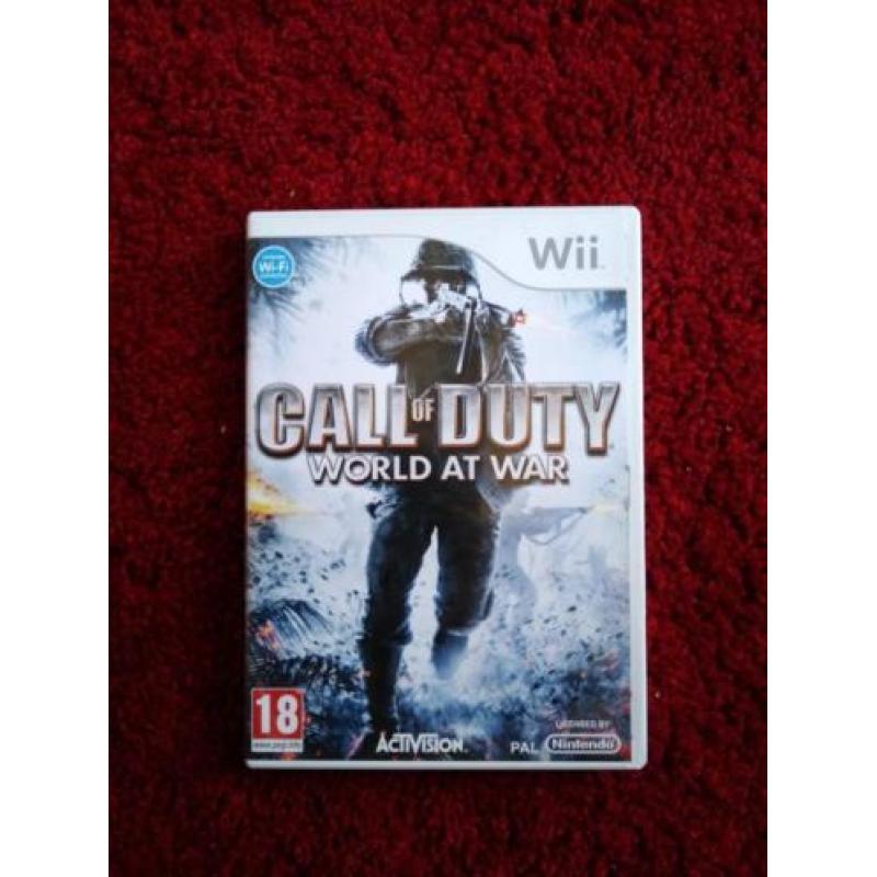 Call of Duty World at War COD WAW Nintendo Wii