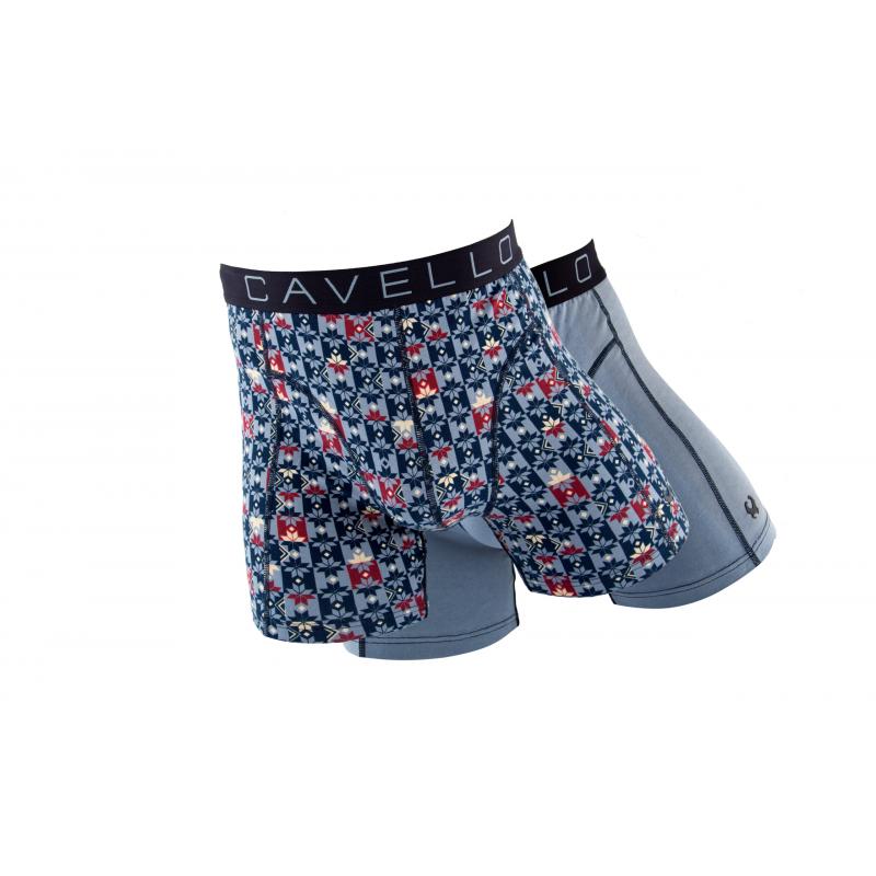 Cavello Boxershorts licht blauw print