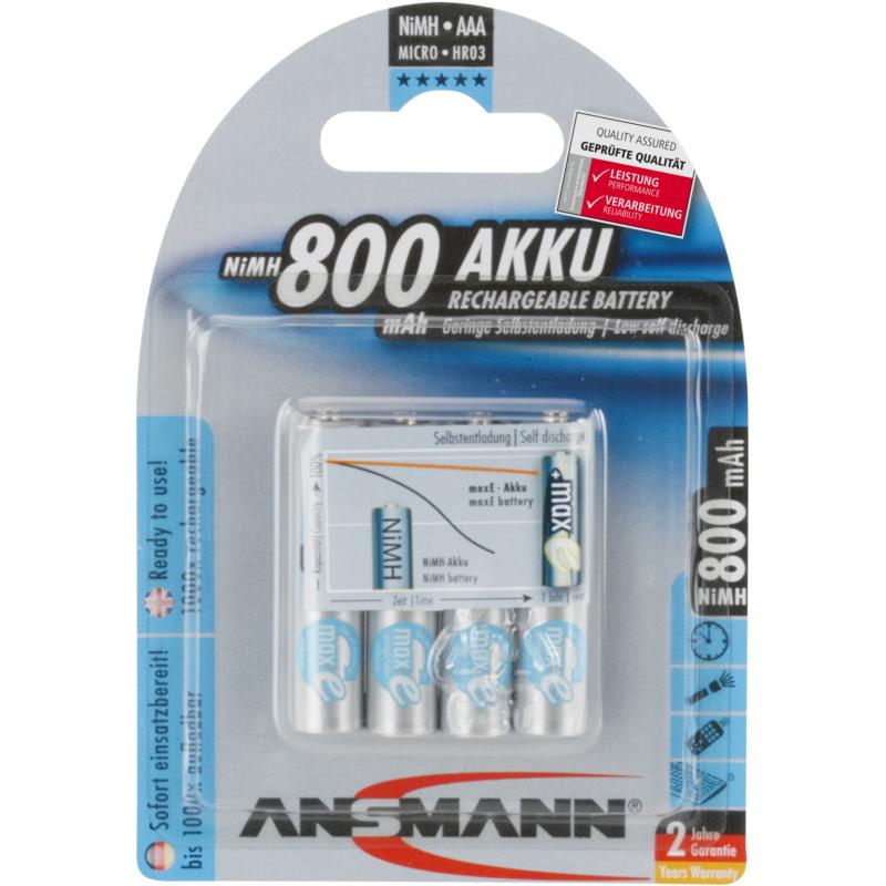 Ansmann maxE AAA 800mAh 4x