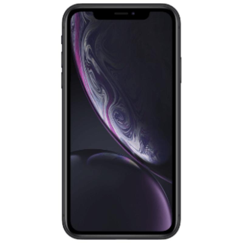 Apple iPhone XR (zwart) met onbeperkt min sms en 5000 MB 4G