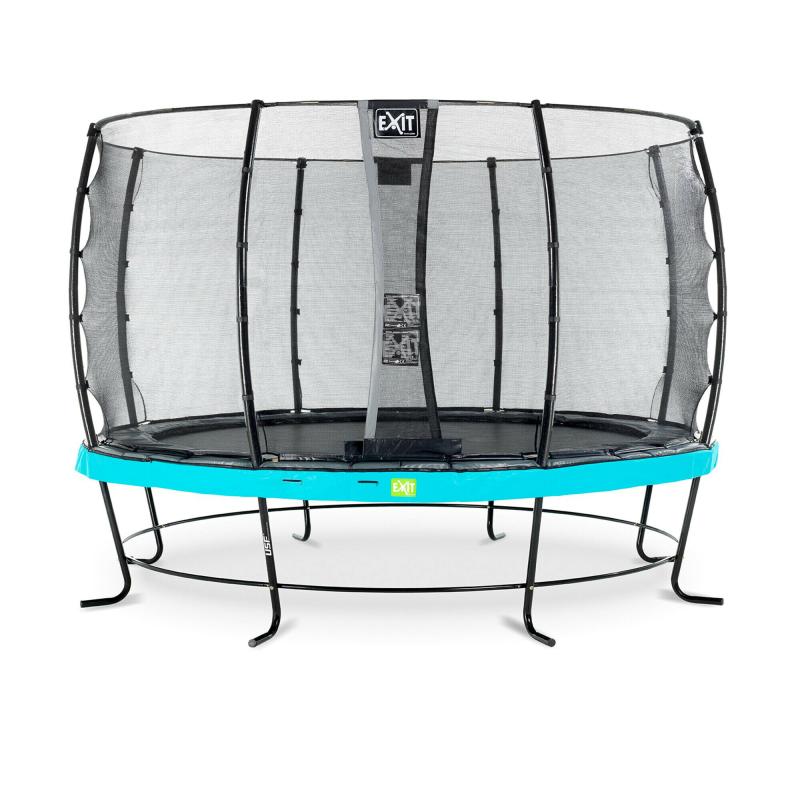 EXIT Elegant Trampoline ø366cm met Economy Veiligheidsnet Blauw